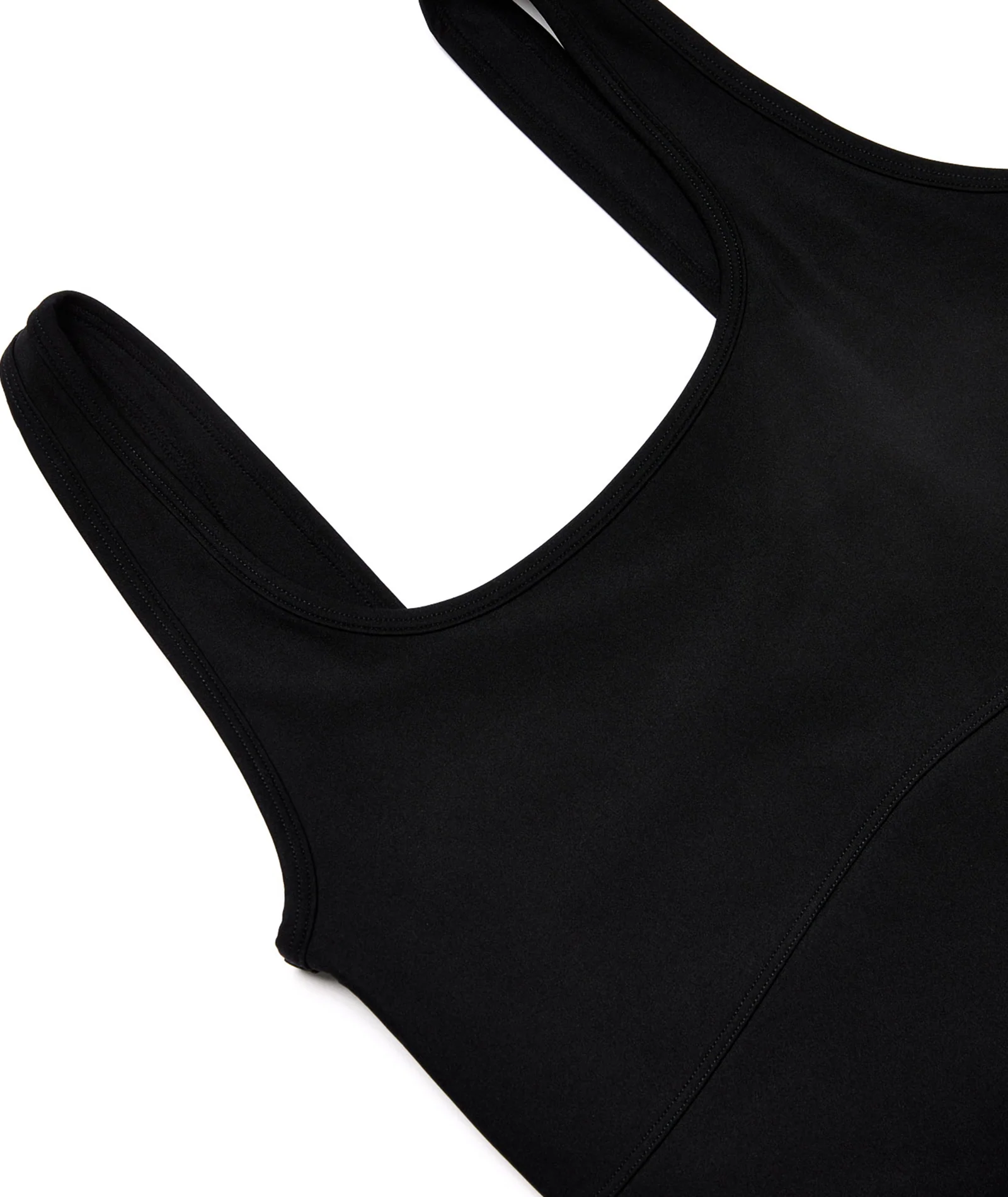 CROPPED TANK - BLACK - Image 7