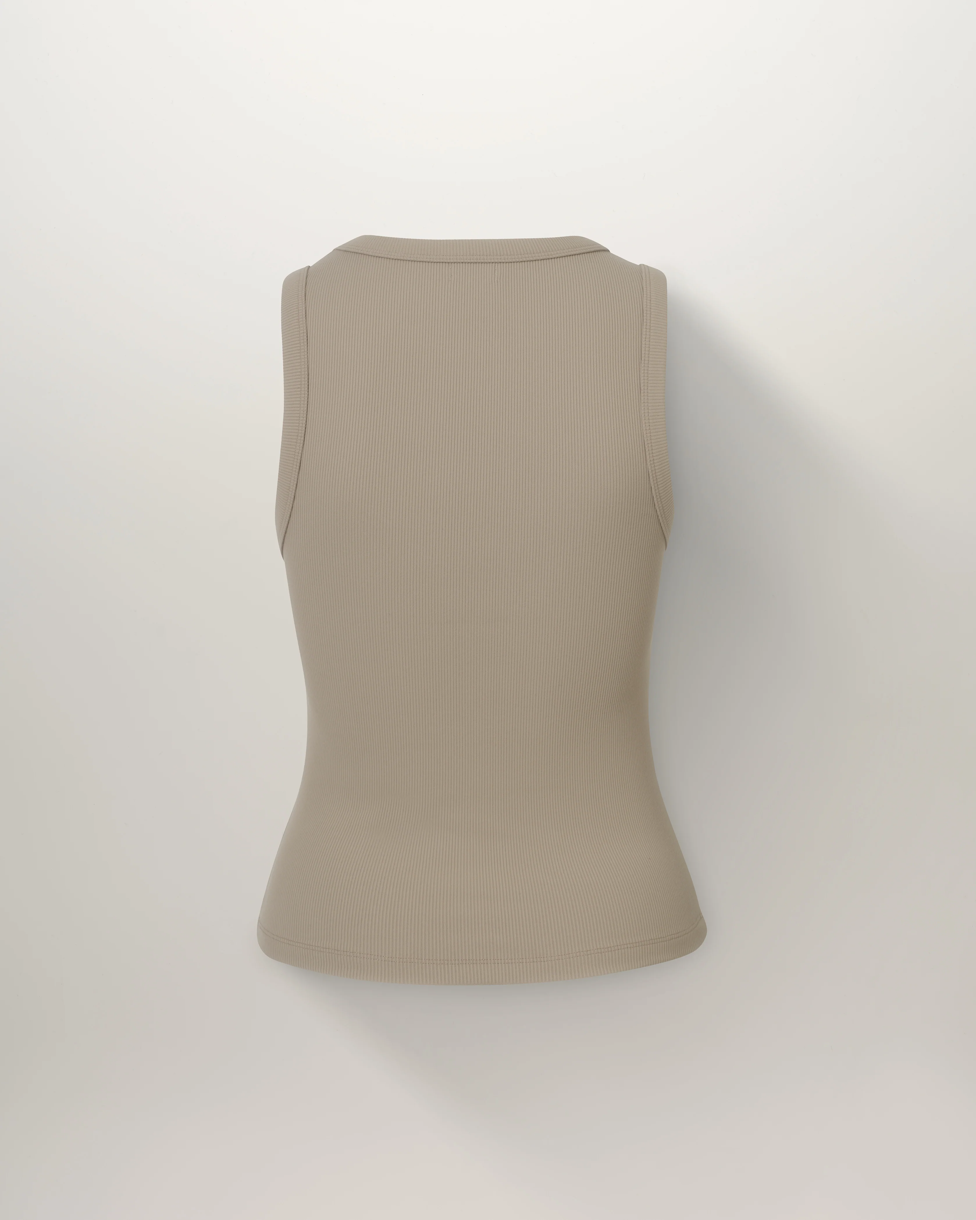 RIBBED TANK - TAUPE - Image 7