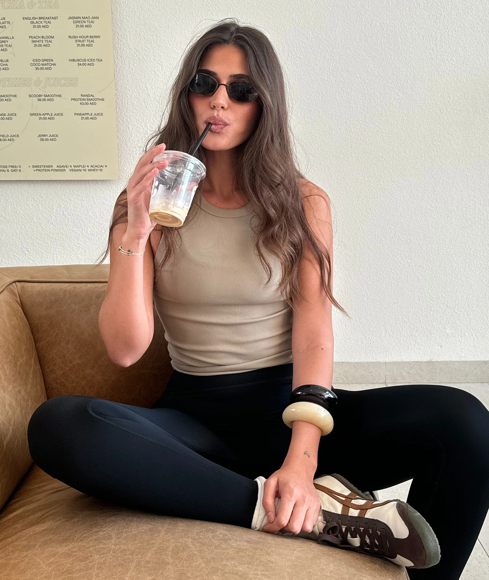 RIBBED TANK - TAUPE - Image 8