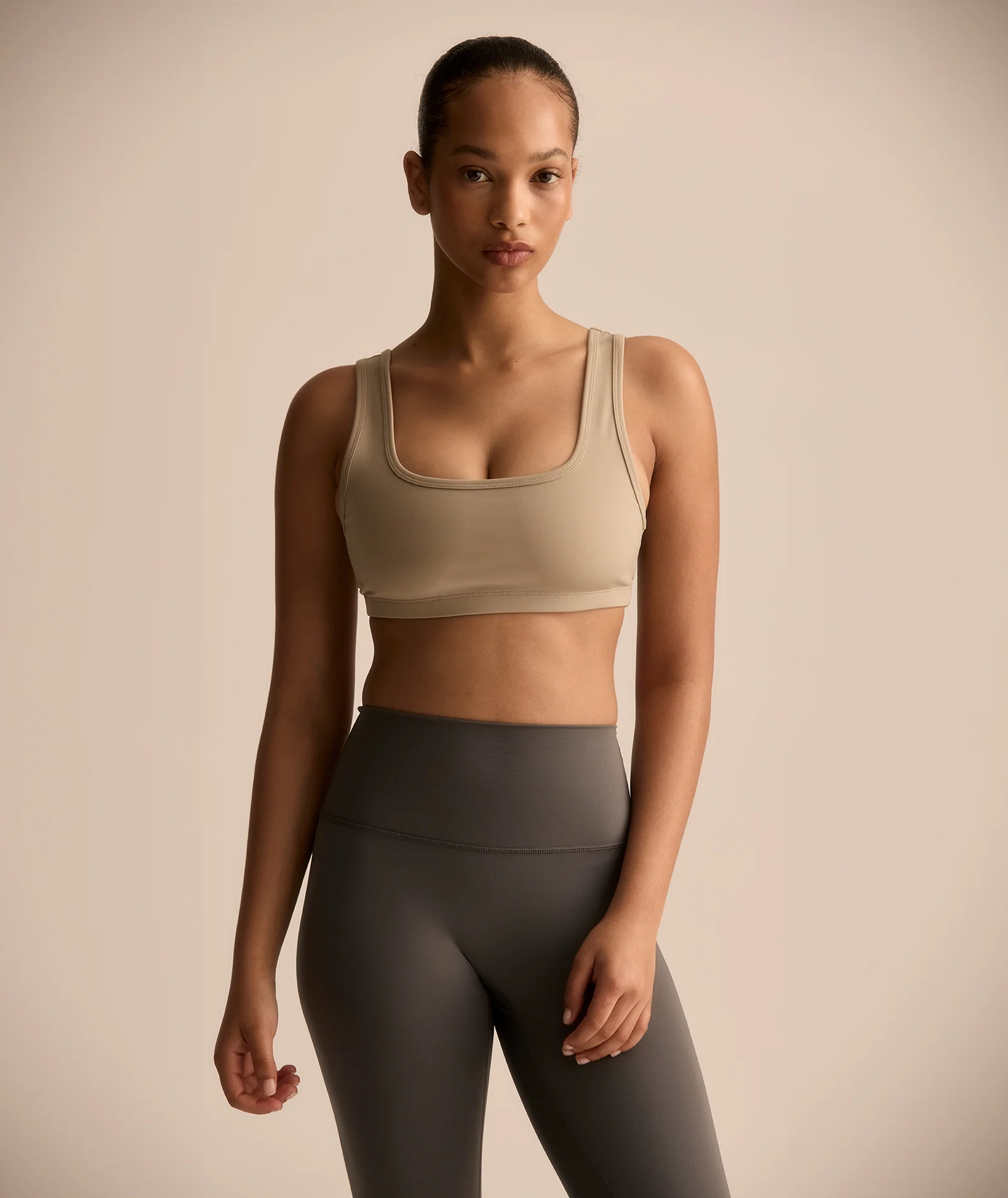 SPORTS BRA - TAUPE - Image 3